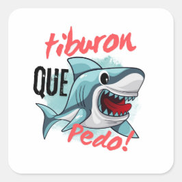 サメはなんて言った?サメ、何が起きてるの スクエアシール