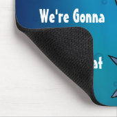 サメは大きなコートブルーのおもしろいマウスパッドが必要 マウスパッド (コーナー)