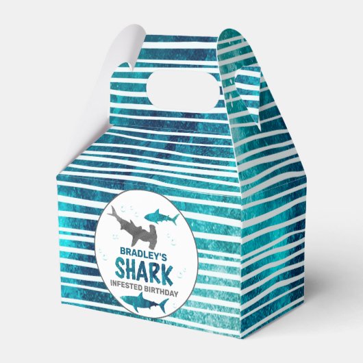 サメは年齢に関係なく誕生日パーティーを開催 フェイバーボックス (裏面サイド)