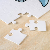 サメをナースとしてコート付き ジグソーパズル (側面)