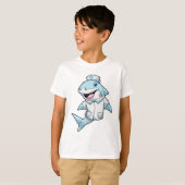 サメをナースとしてコート付き Tシャツ (正面フル)