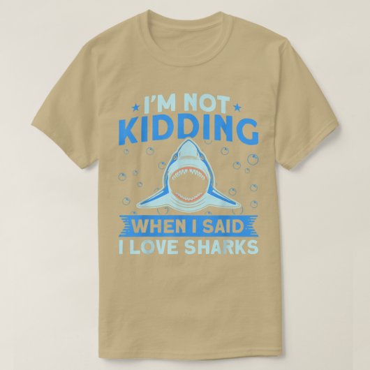 サメを愛してる Tシャツ (デザイン正面)