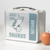 サメを愛する少年 メタルランチボックス (インサイチュ)