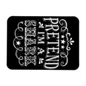 サメを装う – サメ熱狂する恋人の贈り物 マグネット (横)