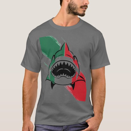 サメイタリアン類 Tシャツ (正面)