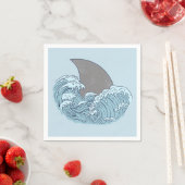 サメイラストレーション スタンダードカクテルナプキン (インサイチュ)