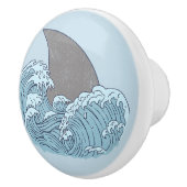 サメイラストレーション セラミックノブ (右)