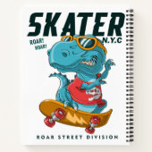 サメサーフィン ノートブック (裏面)