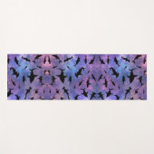 サメシンプルガジンクジラ海銀河系模様 ヨガマット (正面(横))