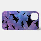 サメシンプルガジンクジラ海銀河系模様 Case-Mate iPhoneケース (裏面 (横))