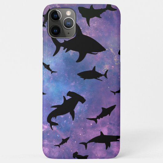 サメシンプルガジンクジラ海銀河系模様 Case-Mate iPhoneケース (裏面)