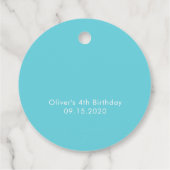 サメテーマ誕生会 フェイバータグ (裏面)