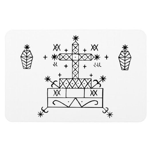 サメディ男爵：ブードゥー・ロア・ヴェーブ マグネット (横)