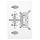 サメディ男爵：ブードゥー・ロア・ヴェーブ マグネット (縦)