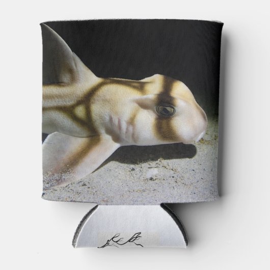 サメデザインで缶クーラー 缶クーラー (正面)