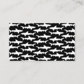 サメデザインダイバーキャプテン魚釣りライフガード 名刺 (裏面)