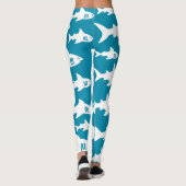 サメデザイン レギンス (裏面)