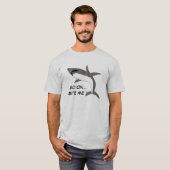 サメデザインTシャツ Tシャツ (正面フル)