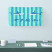 サメパーティーバナー 横断幕 (トレードショー)