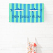 サメパーティーバナー 横断幕 (インサイチュ)