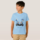 サメモンスタートラック 誕生日パーティー Tシャツ (正面フル)