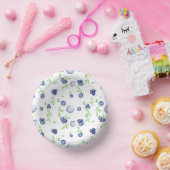 サメリーウォーターカラーブルーベリー ペーパーボウル (パーティー)