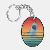 サメヴィンテージスタイル キーホルダー (正面左)