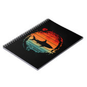 サメヴィンテージレトロ ノートブック (左側)