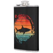 サメヴィンテージレトロ フラスク (左)