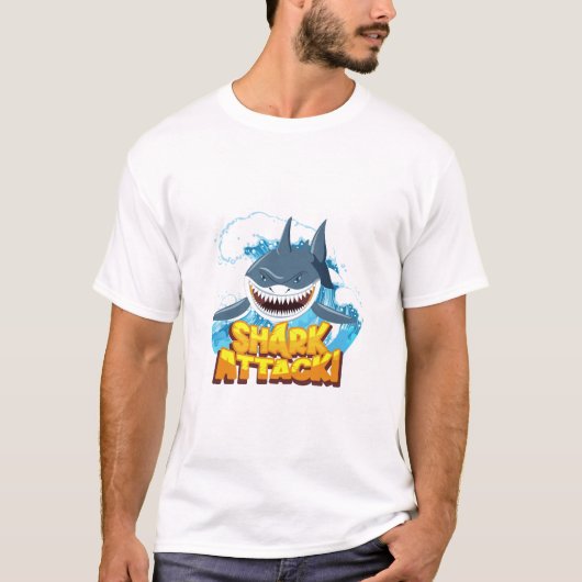 サメ作用 Tシャツ (正面)