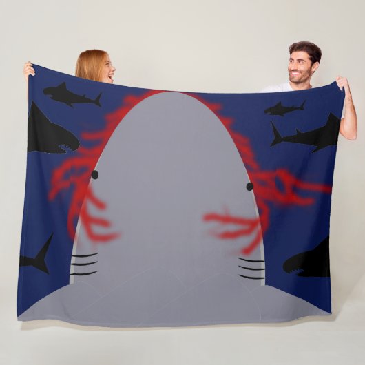 サメ咬傷 フリースブランケット (インサイチュ)