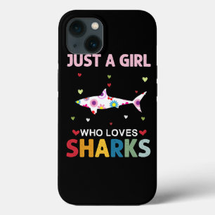 サメ好き女の子だけサメを愛するデイジーFl iPhone 13ケース