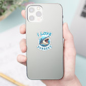 サメ好き漁師 シール (スマートフォン)