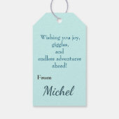 サメ好き  ギフトタグ (裏面)