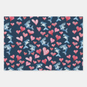 サメ好き ラッピングペーパーシート (正面)