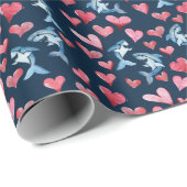 サメ好き ラッピングペーパー (ロールコーナー)