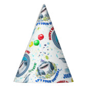 サメ子供の誕生日 パーティーハット (左)