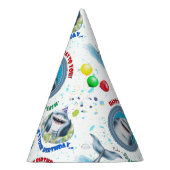 サメ子供の誕生日 パーティーハット (右)