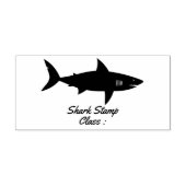 サメ学校授業 ラバースタンプ (インプリント)