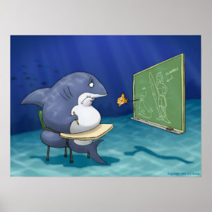 サメ学校 ポスター