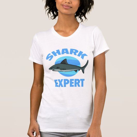 サメ専門家 Tシャツ (正面)