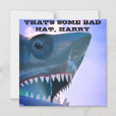 サメ巡航ドアマグネット マグネット招待状 (正面)