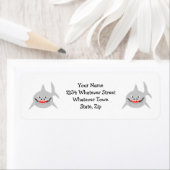 サメ差出人住所ラベル ラベル (インサイチュ)