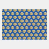 サメ巻き紙フラットシートセット3 ラッピングペーパーシート (正面2)