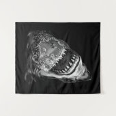 サメ怖いサメ タペストリー (正面(横))