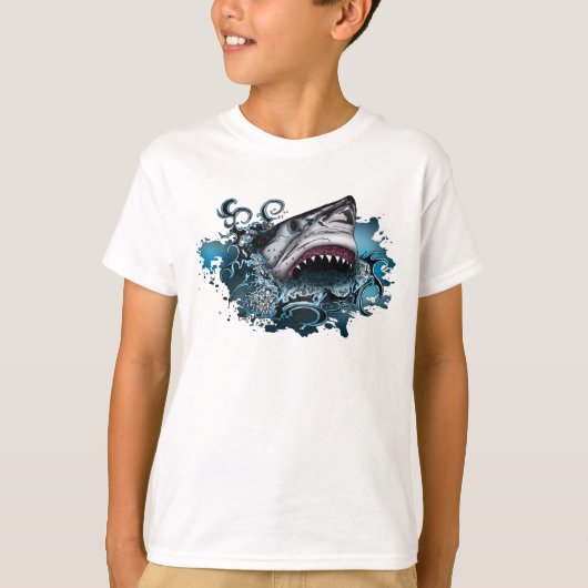サメ攻撃 Tシャツ (正面)