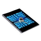 サメ文字効果タイポグラフィ ノートブック (右側)