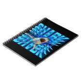 サメ文字効果タイポグラフィ ノートブック (左側)