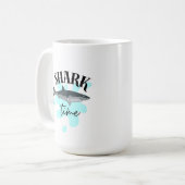 サメ時間 コーヒーマグカップ (正面左)
