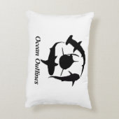 サメ枕 アクセントクッション (裏面(縦))